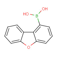 dibenzofuran-1-ylboronic acid (CAS: 162607-19-4) - Chemical Structure and Molecular Formula 