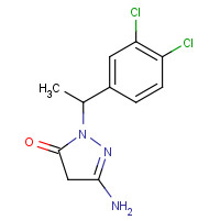5-amino-2-[1-(3,4-dichlorophenyl)ethyl]-4H-pyrazol-3-one (CAS: 55294-15-0) - Related Chemical Product