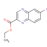 ethyl 6-iodoquinoxaline-2-carboxylate (CAS: 1005029-84-4) - Chemical Structure and Molecular Formula 