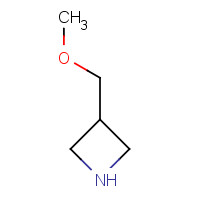 3-(methoxymethyl)azetidine (CAS: 942400-33-1) - Chemical Structure and Molecular Formula 