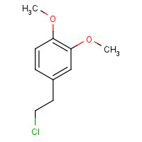 4-(2-chloroethyl)-1,2-dimethoxybenzene (CAS: 27160-08-3) - Chemical Structure and Molecular Formula 