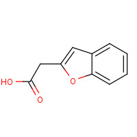 2-(1-benzofuran-2-yl)acetic acid (CAS: 62119-70-4) - Chemical Structure and Molecular Formula 