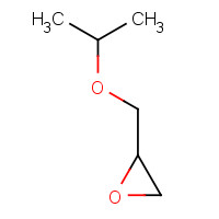 2-(propan-2-yloxymethyl)oxirane chemical structure 2-(propan-2-yloxymethyl)oxirane (CAS: 4016-14-2) - Chemical Structure and Molecular Formula