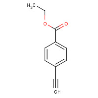 ethyl 4-ethynylbenzoate (CAS: 10602-03-6) - Chemical Structure and Molecular Formula 