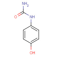(4-hydroxyphenyl)urea (CAS: 1566-41-2) - Chemical Structure and Molecular Formula 