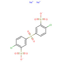 disodium;2-chloro-5-(4-chloro-3-sulfonatophenyl)sulfonylbenzenesulfonate (CAS: 51698-33-0) - Chemical Structure and Molecular Formula 