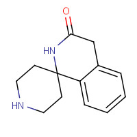 spiro[2,4-dihydroisoquinoline-1,4'-piperidine]-3-one (CAS: 15142-87-7) - Chemical Structure and Molecular Formula 