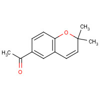 1-(2,2-dimethylchromen-6-yl)ethanone (CAS: 19013-07-1) - Chemical Structure and Molecular Formula 