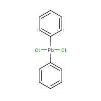 dichloro(diphenyl)plumbane (CAS: 2117-69-3) - Chemical Structure and Molecular Formula 