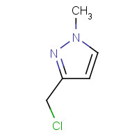 3-(chloromethyl)-1-methylpyrazole chemical structure 3-(chloromethyl)-1-methylpyrazole (CAS: 84547-64-8) - Chemical Structure and Molecular Formula
