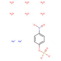 disodium;(4-nitrophenyl) phosphate;hexahydrate (CAS: 333338-18-4) - Chemical Structure and Molecular Formula 