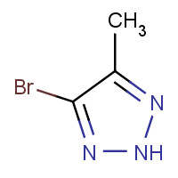 4-bromo-5-methyl-2H-triazole (CAS: 805315-83-7) - Chemical Structure and Molecular Formula 