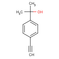 2-(4-ethynylphenyl)propan-2-ol (CAS: 66106-97-6) - Chemical Structure and Molecular Formula 