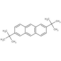 2,6-ditert-butylanthracene (CAS: 62375-58-0) - Chemical Structure and Molecular Formula 
