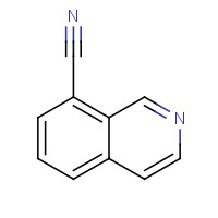 isoquinoline-8-carbonitrile (CAS: 362606-11-9) - Chemical Structure and Molecular Formula 