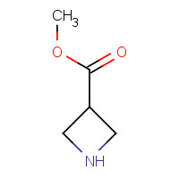 methyl azetidine-3-carboxylate (CAS: 343238-58-4) - Chemical Structure and Molecular Formula 