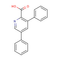 3,5-diphenylpyridine-2-carboxylic acid (CAS: 101605-25-8) - Chemical Structure and Molecular Formula 
