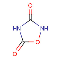 1,2,4-oxadiazolidine-3,5-dione (CAS: 24603-68-7) - Chemical Structure and Molecular Formula 