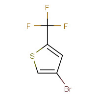 4-bromo-2-(trifluoromethyl)thiophene (CAS: 1194374-08-7) - Chemical Structure and Molecular Formula 