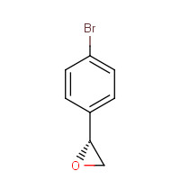 (2R)-2-(4-bromophenyl)oxirane (CAS: 62566-68-1) - Chemical Structure and Molecular Formula 