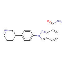 2-[4-[(3S)-piperidin-3-yl]phenyl]indazole-7-carboxamide (CAS: 1038915-60-4) - Related Chemical Product
