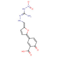 (3E)-3-[(5E)-5-[[(2E)-2-[amino(nitramido)methylidene]hydrazinyl]methylidene]furan-2-ylidene]-6-oxocyclohexa-1,4-diene-1-carboxylic acid (CAS: 715-24-8) - Related Chemical Product
