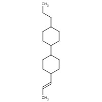 1-[(E)-prop-1-enyl]-4-(4-propylcyclohexyl)cyclohexane (CAS: 279246-65-0) - Chemical Structure and Molecular Formula 