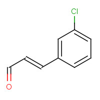 (E)-3-(3-chlorophenyl)prop-2-enal (CAS: 56578-37-1) - Chemical Structure and Molecular Formula 