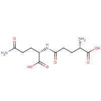 (2S)-2-amino-5-[[(1S)-4-amino-1-carboxy-4-oxobutyl]amino]-5-oxopentanoic acid (CAS: 10148-81-9) - Chemical Structure and Molecular Formula 