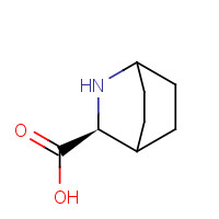 (2S)-3-azabicyclo[2.2.2]octane-2-carboxylic acid (CAS: 109583-12-2) - Chemical Structure and Molecular Formula 