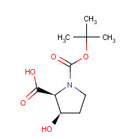(2S,3R)-3-hydroxy-1-[(2-methylpropan-2-yl)oxycarbonyl]pyrrolidine-2-carboxylic acid (CAS: 186132-96-7) - Related Chemical Product