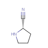 (2S)-pyrrolidine-2-carbonitrile (CAS: 204387-53-1) - Chemical Structure and Molecular Formula 