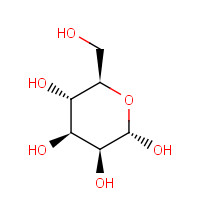 (2S,3S,4S,5S,6R)-6-(hydroxymethyl)oxane-2,3,4,5-tetrol (CAS: 1958-01-7) - Chemical Structure and Molecular Formula 