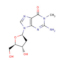 2-amino-9-[(2R,4S,5R)-4-hydroxy-5-(hydroxymethyl)oxolan-2-yl]-1-methylpurin-6-one (CAS: 5132-79-6) - Related Chemical Product