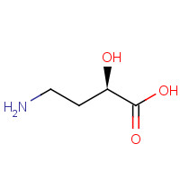 (2R)-4-Amino-2-hydroxybutyric acid (CAS: 31771-40-1) - Chemical Structure and Molecular Formula 
