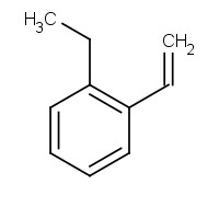 2-ethylstyrene (CAS: 7564-63-8) - Chemical Structure and Molecular Formula 