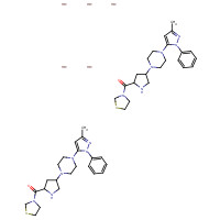 Teneligliptin hydrobromide (CAS: 906093-29-6) - Chemical Structure and Molecular Formula 