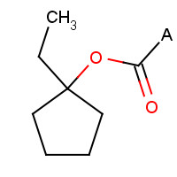 1-ethylcyclopentyl ester (CAS: 266308-58-1) - Chemical Structure and Molecular Formula 