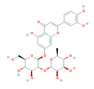 Lonicerin (CAS: 25694-72-8) - Chemical Structure and Molecular Formula 