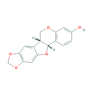 (-)-Maackiain (CAS: 2035-15-6) - Chemical Structure and Molecular Formula 
