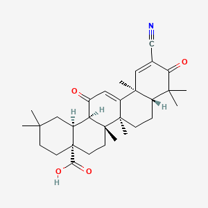 Bardoxolone (CAS: 218600-44-3) - Chemical Structure and Molecular Formula 