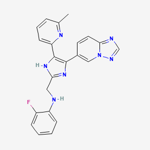 Vactosertib (CAS: 1352608-82-2) - Chemical Structure and Molecular Formula 
