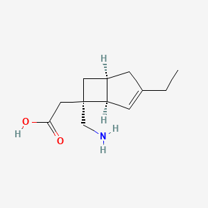 Mirogabalin (CAS: 1138245-13-2) - Chemical Structure and Molecular Formula 