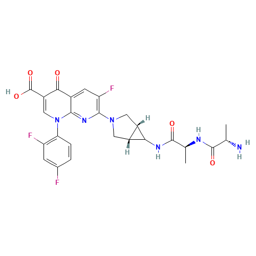 Alatrofloxacin (CAS: 146961-76-4) - Chemical Structure and Molecular Formula 