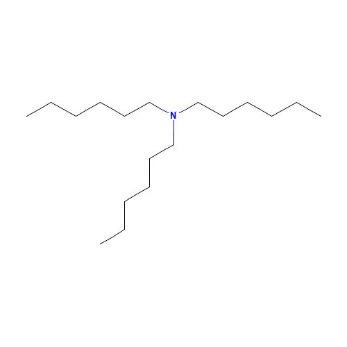Tri-N-hexylamine (CAS: 102-86-3) - Chemical Structure and Molecular Formula 