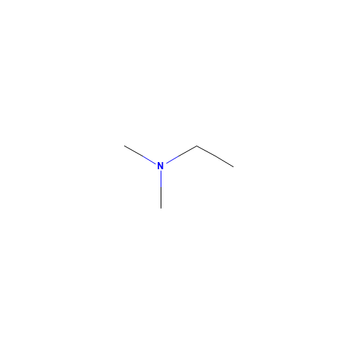 N,N-Dimethylethylamine (CAS: 598-56-1) - Chemical Structure and Molecular Formula 
