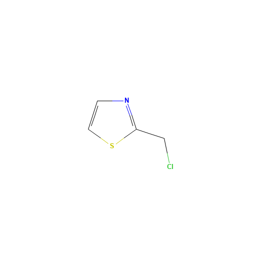 2-Chloromethyl-thiazole (CAS: 3364-78-1) - Chemical Structure and Molecular Formula 