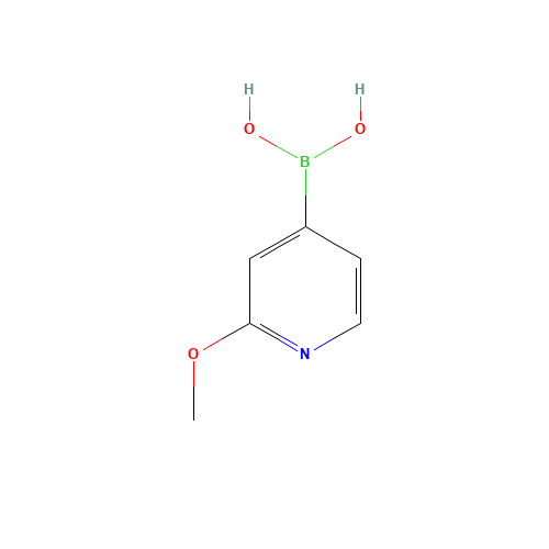 2-Methoxy-4-pyridineboronic acid (CAS: 762262-09-9) - Chemical Structure and Molecular Formula 