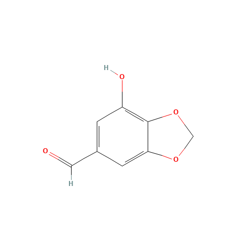 7-Hydroxy-1,3-benzodioxole-5-carboxaldehyde (CAS: 81805-98-3) - Related Chemical Product