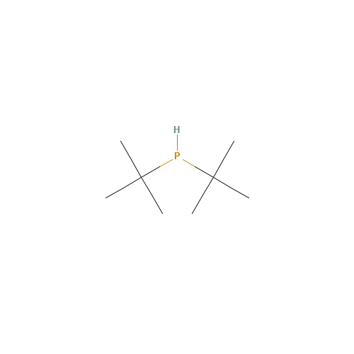 Di-t-butylphosphine (CAS: 819-19-2) - Chemical Structure and Molecular Formula 